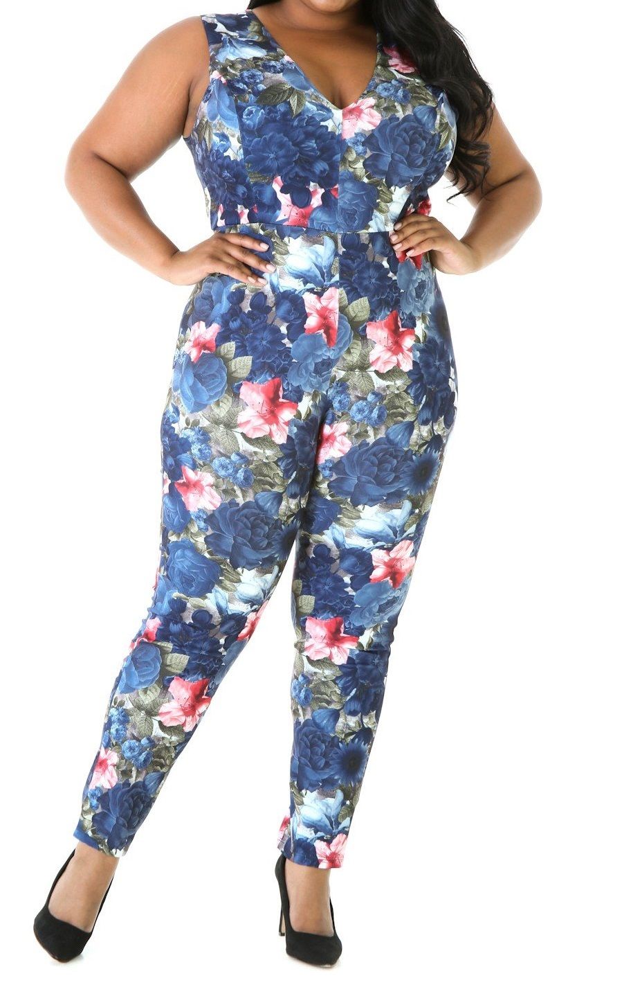 Floral Print Jumpsuit 