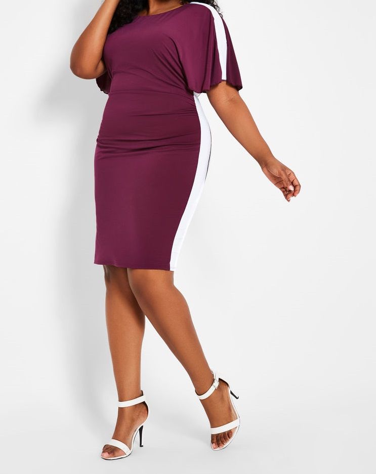 C120 Loose Top Bodycon Dress|Size: L