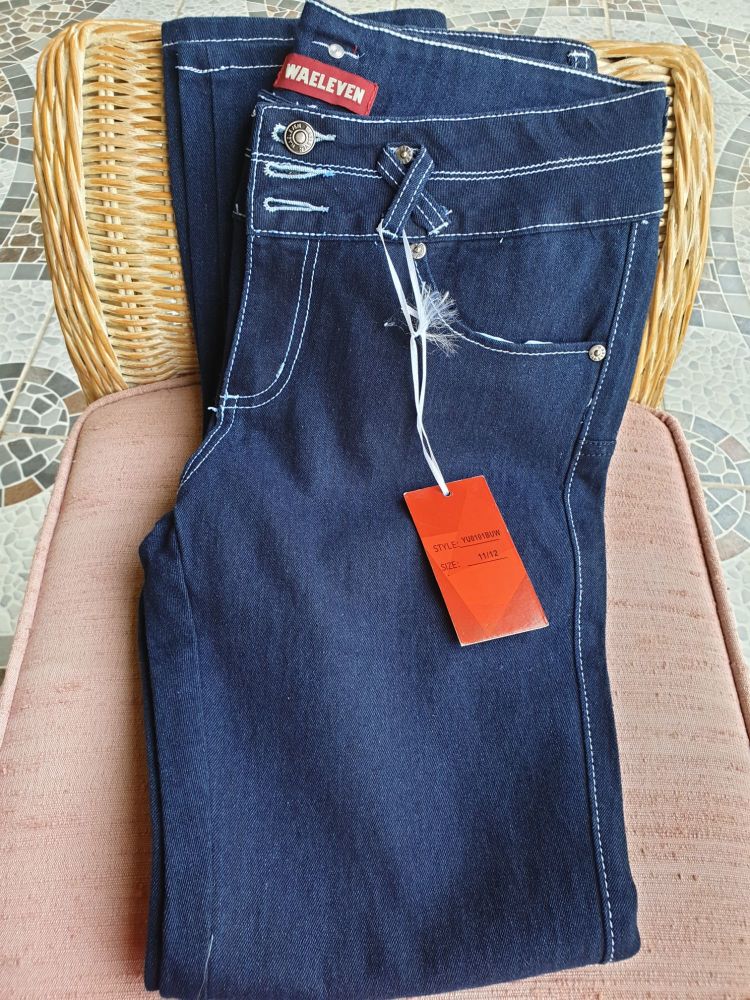 #H022|Navy Blue Skinny Jeans|Size: 11/M