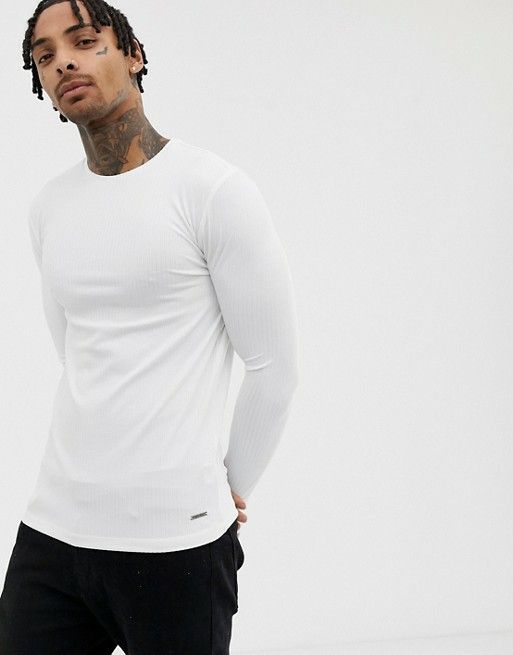 muscle fit henley