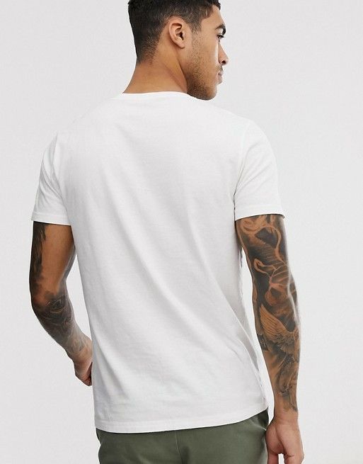 Hollister Crew Neck White T-shirt|Size: M