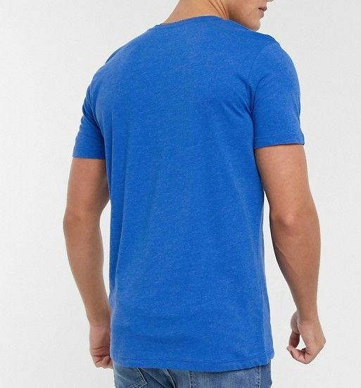 Jack & Jones Logo Print Blue T-shirt|Size: S