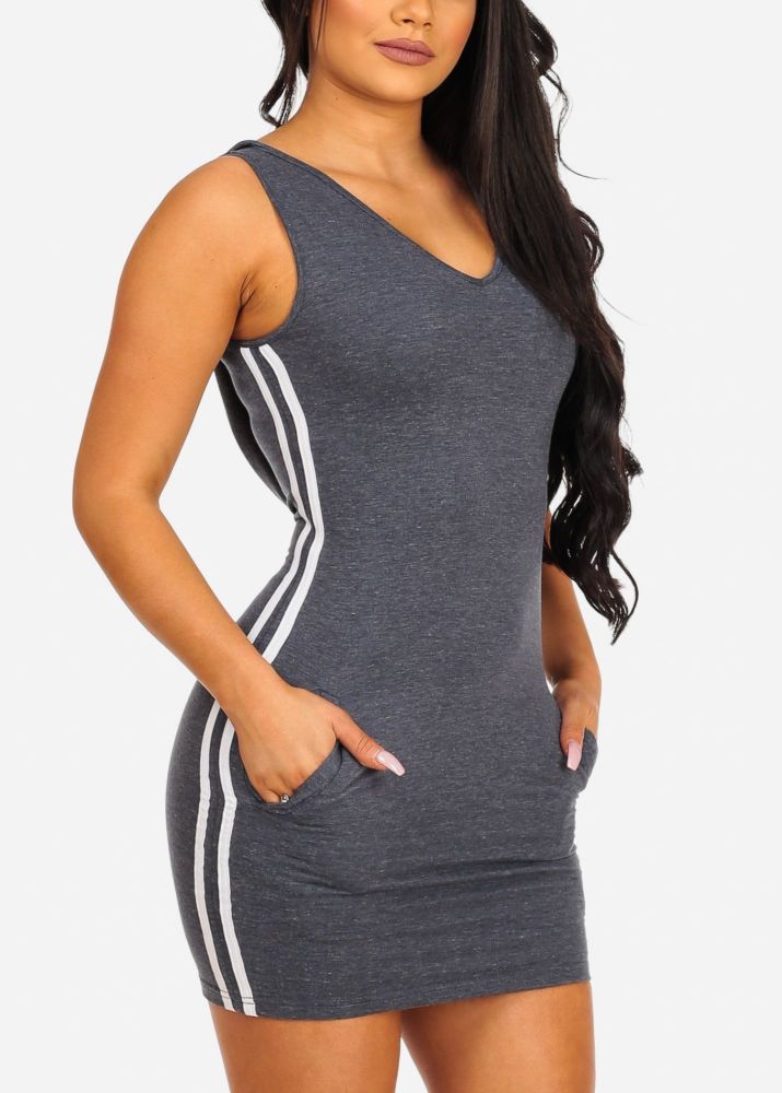 Show Of Your Curves Hooded Dress Size: M