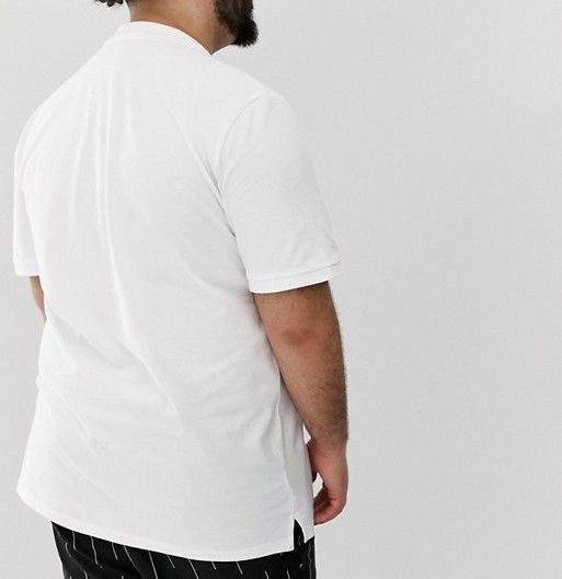 White Polo Regular Fit Shirt Size: XXX-Large