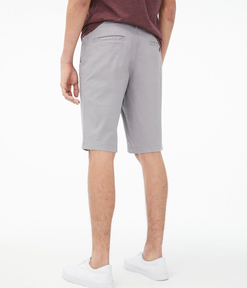  Gray Stretch Chino Shorts Size: 32                     