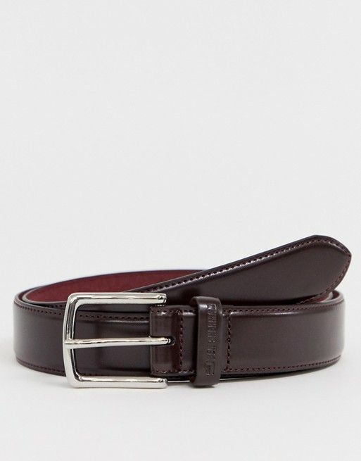 Ben Sherman Skinny Brown Leather Belt|Size: M