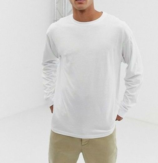 Oversized Long Sleeve T-shirt|Size: S