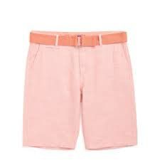 Guess Burnt Coral Flat Front Shorts Size: 32