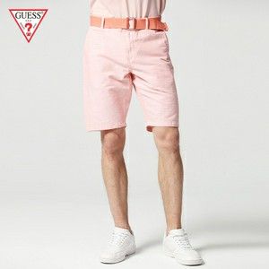 Guess Burnt Coral Flat Front Shorts|Size: 32
