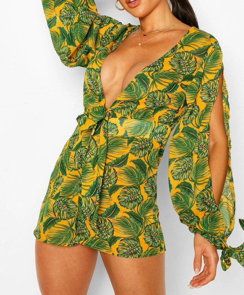 Floral Printed Romper