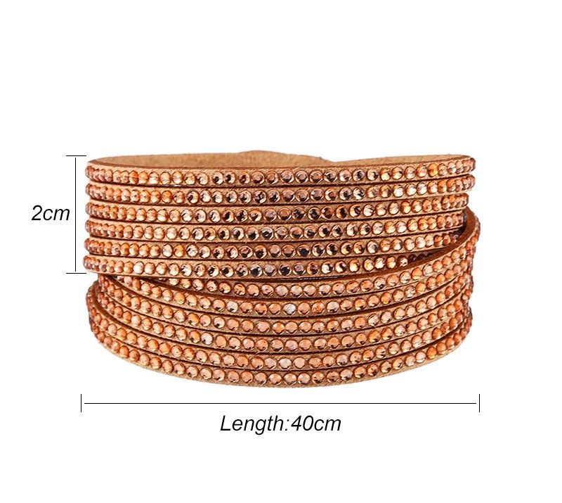 Brown Punk Style Multilayer Leather Bracelets/Choker