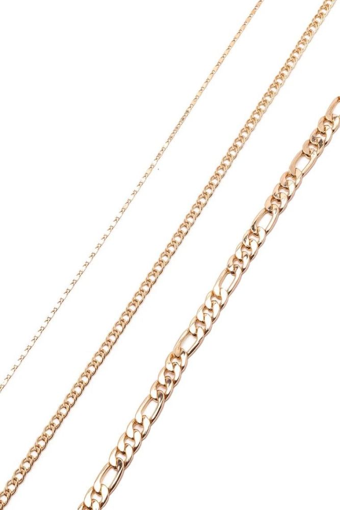 3 Piece Gold Chain Set 