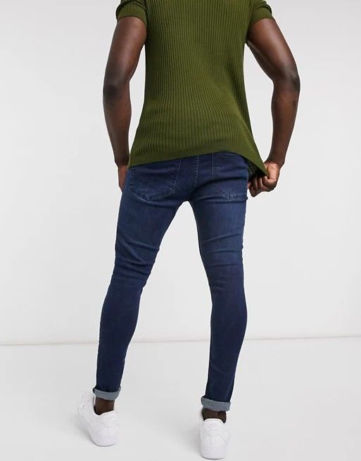 Ultimate Skinny Dark Blue Jeans Size: W36 L34