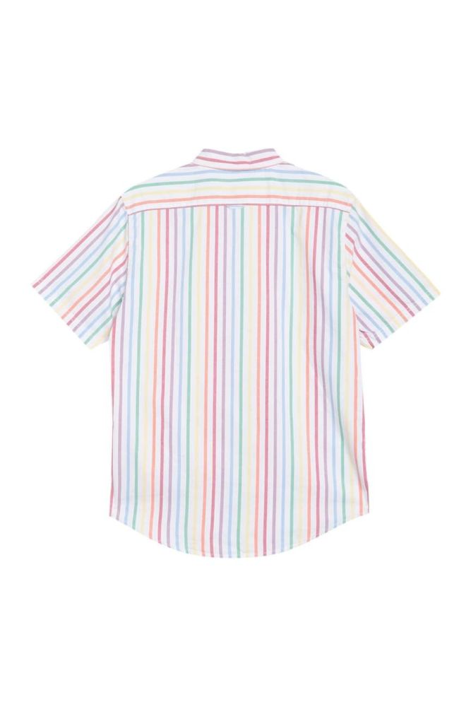 Multi Striped Short Sleeve Shirt|Size: L