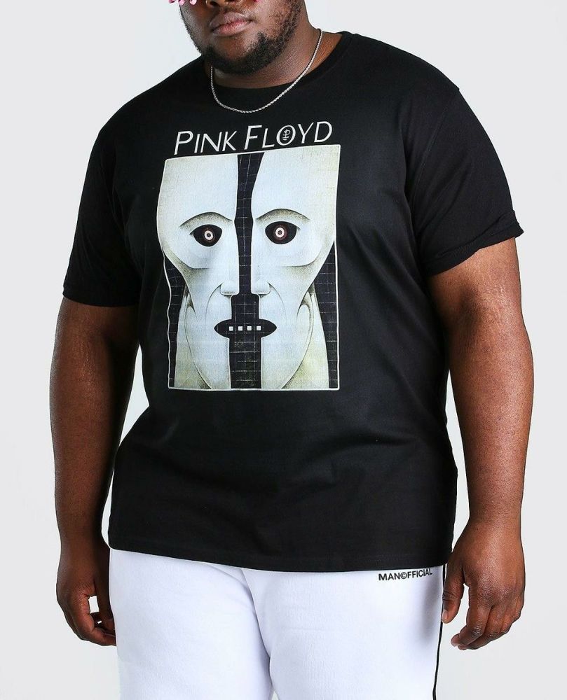 Black Pink Floyd Print T-Shirt Size: 3XL