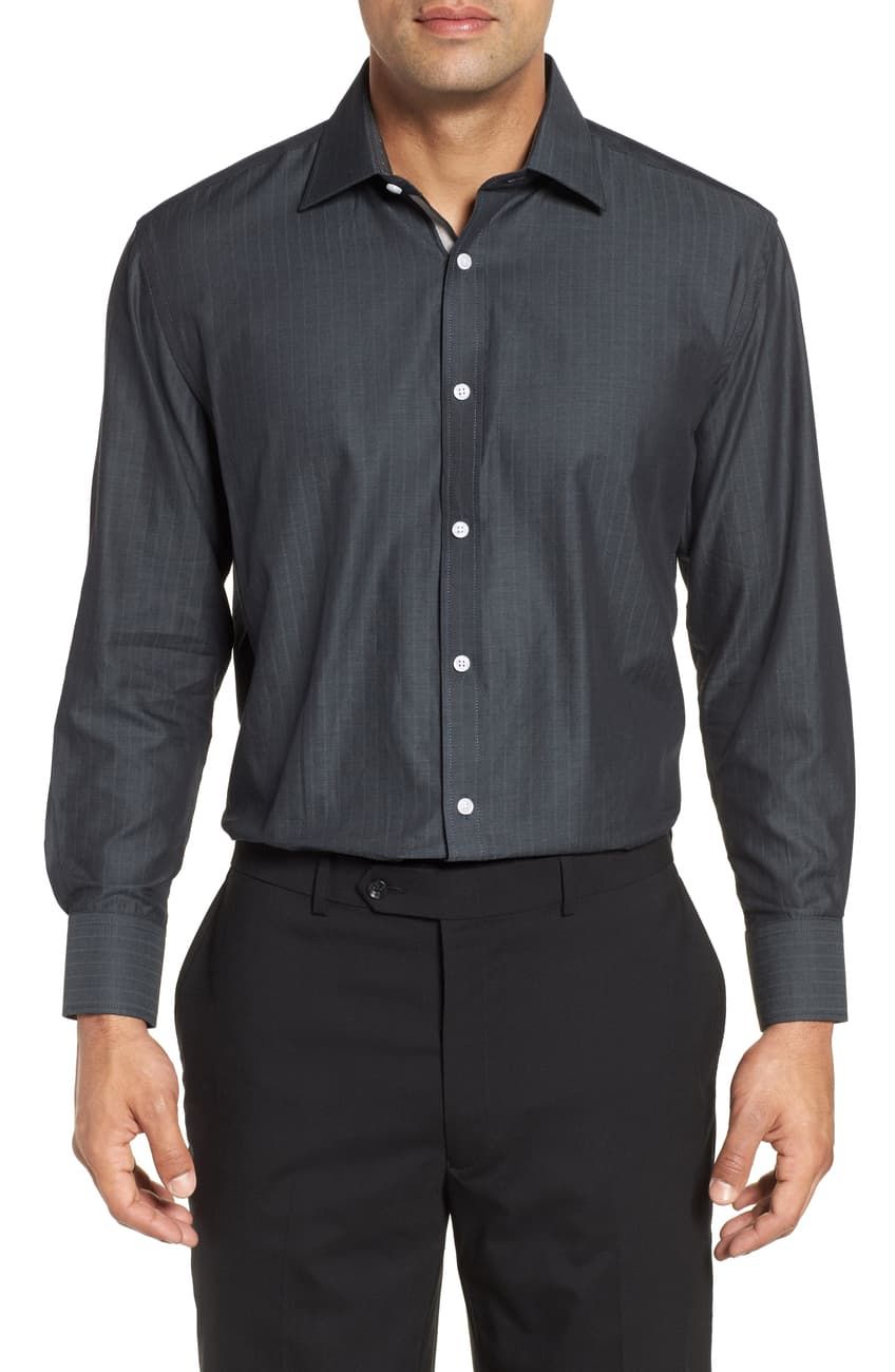 English Laundry Regular Fit Solid Dress Shirt|Size: 1XL