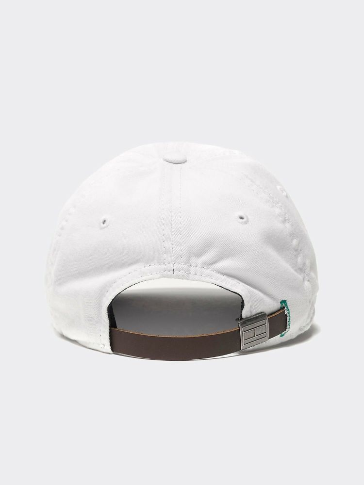 Tommy Hilfiger White Signature Baseball Cap Size: OS