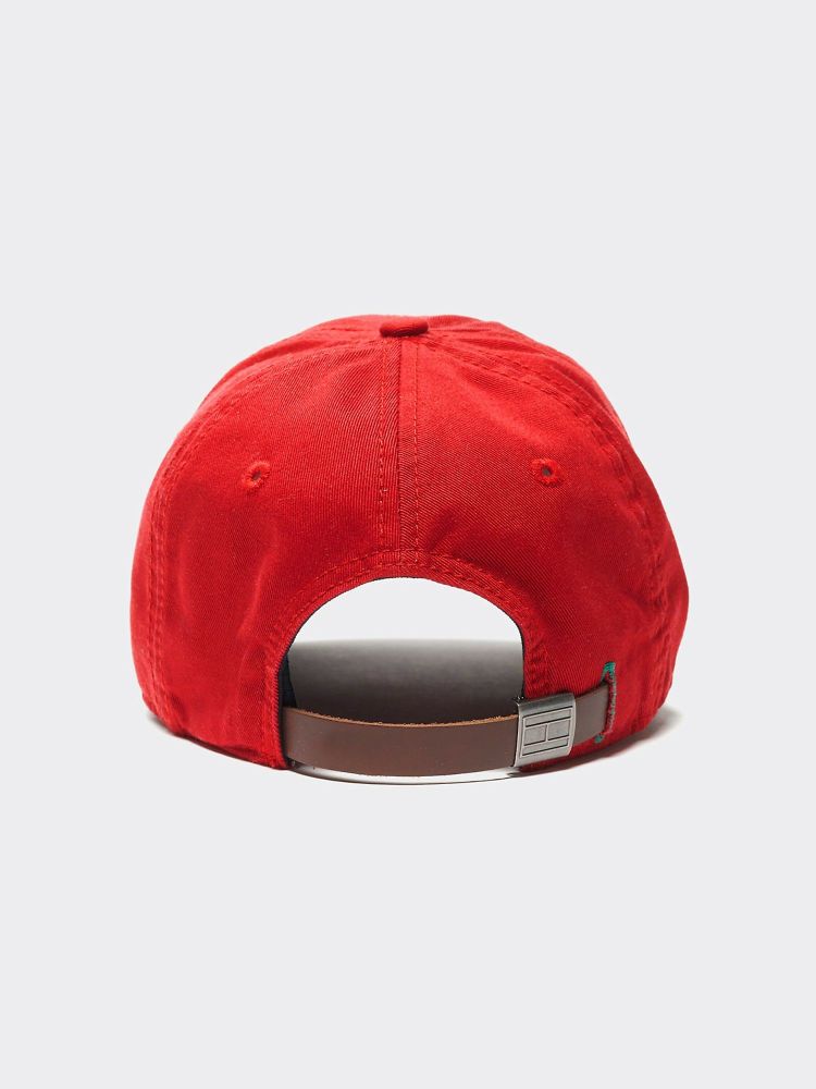 Tommy Hilfiger Red Signature Baseball Cap Size: OS