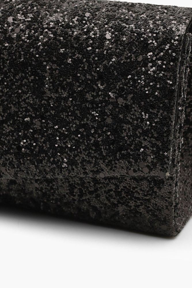 New Markdown Available In Black|Rose Gold|Silver Glitter Envelope Clutch