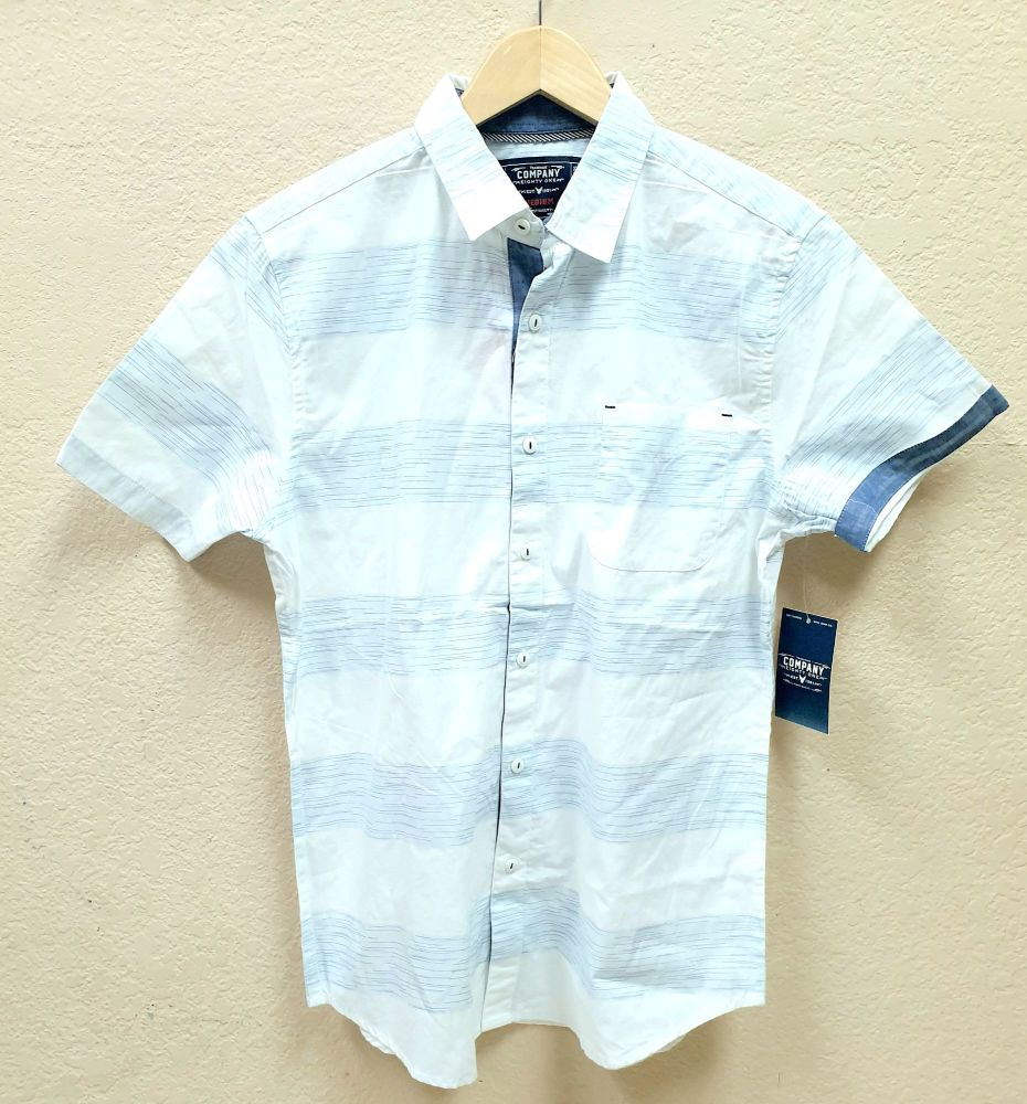 Short Sleeve Woven Shirt|Size: M