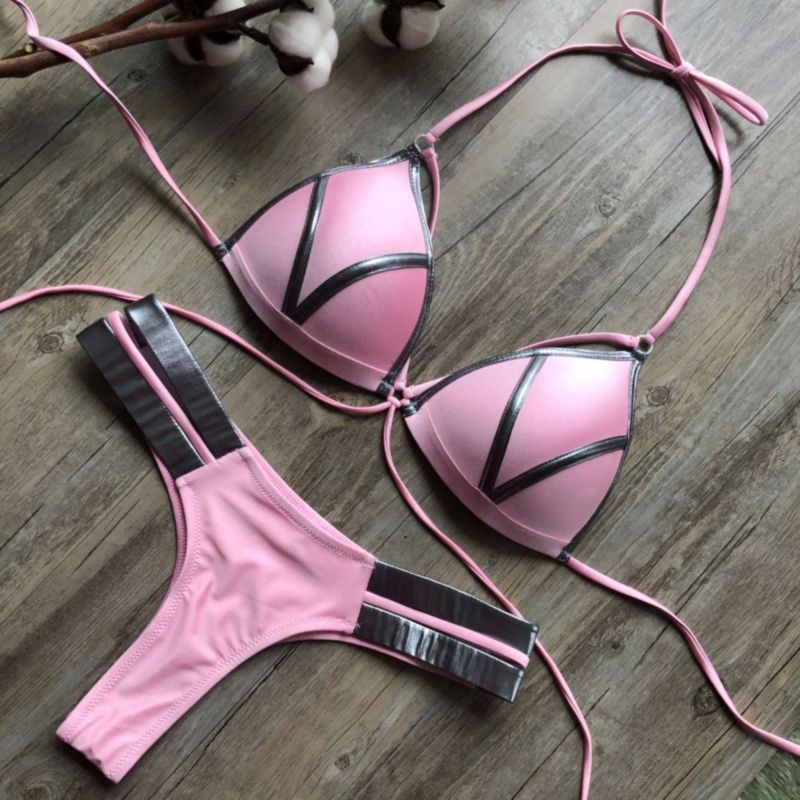 Pink Two-piece Bikini|Size: M