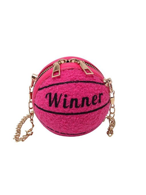 Pink basketball purse clearance