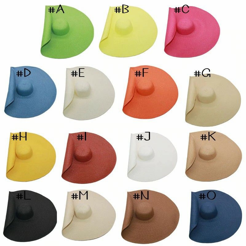 Wide Brim Oversized Floppy Beach Hats|Size: (One Size Fits Most)
