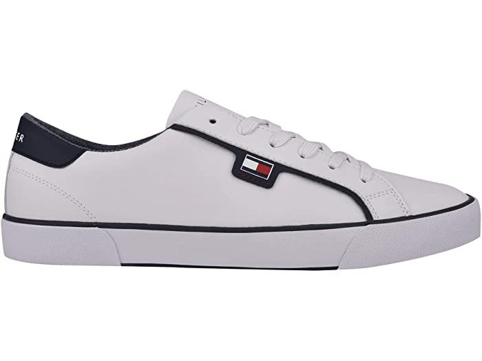 White Tommy Hilfiger Sneakers Size: 8.5