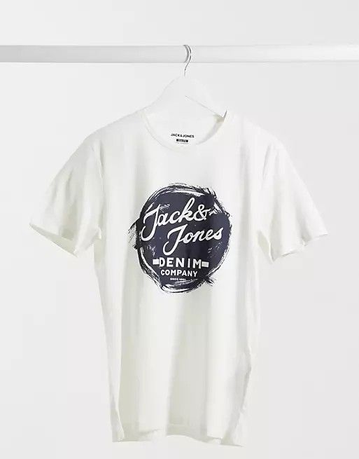Jack & Jones Logo Print T-shirt Size: S