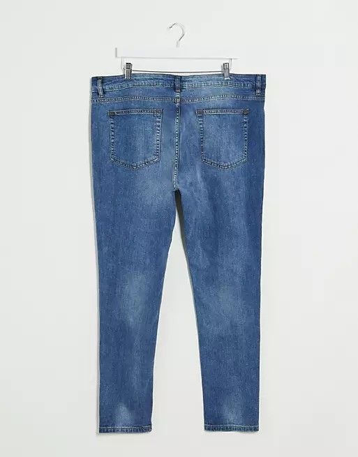 Spray On Washed Blue Jean Size: W40 Regular