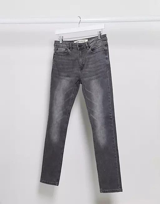 Gray Skinny Fit Jeans Size: W32 L30