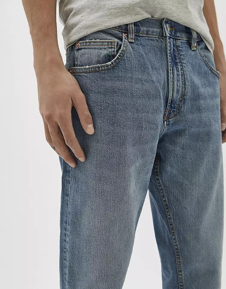 Light Blue Regular Fit Jeans Size: W36 L32