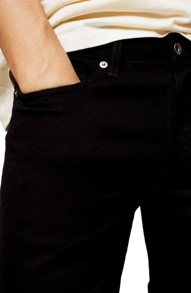 Black Stretch Skinny Fit Shorts Size: 30