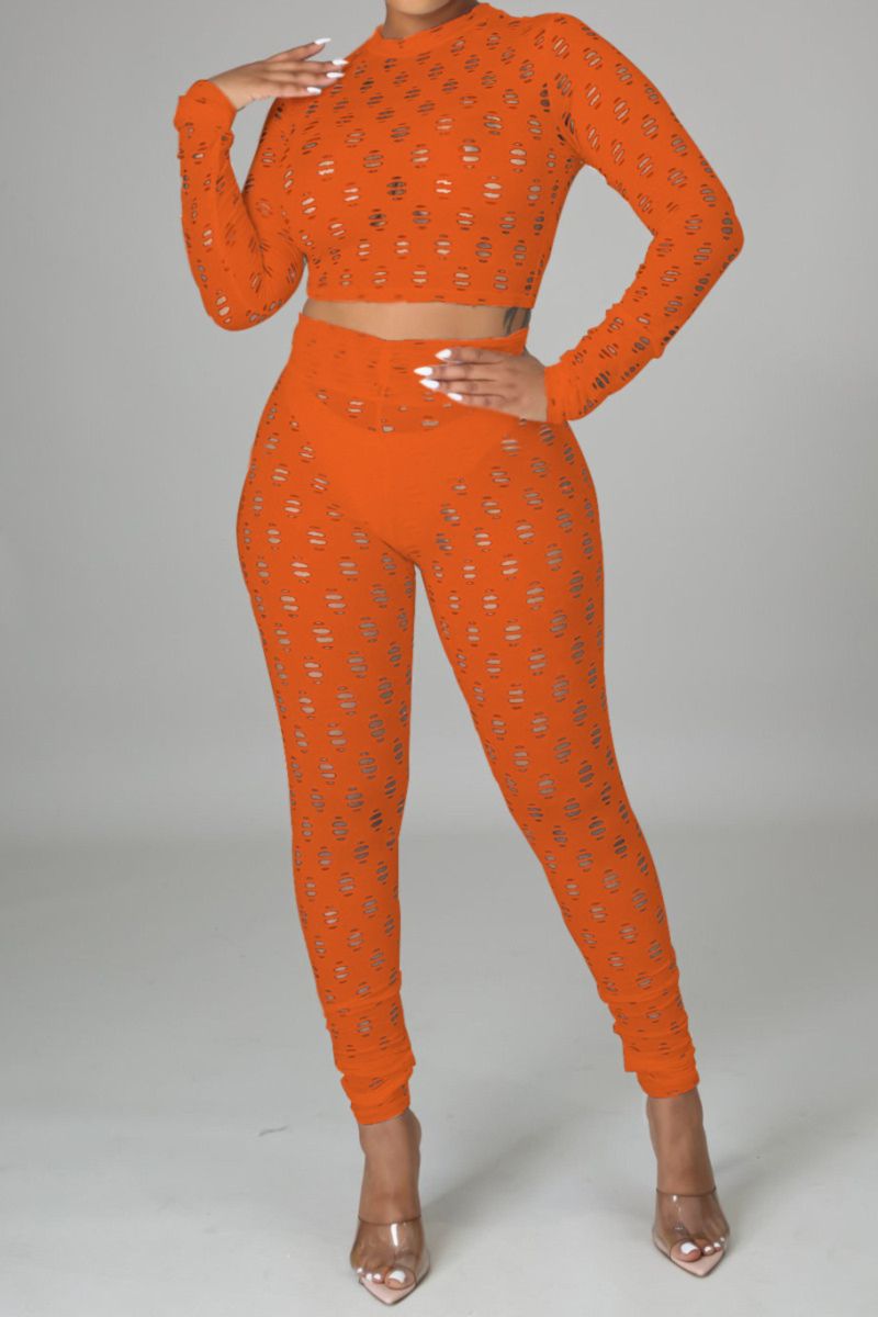 Stretch Cutout Two-piece Set Size: L