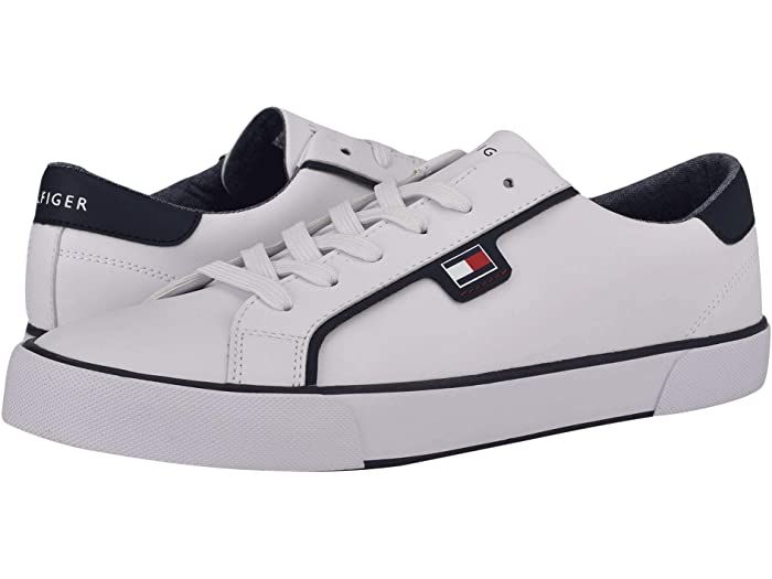 White Tommy Hilfiger Sneakers Size: 11.5