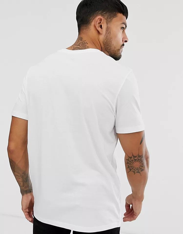 White Originals Chest Branding Pogo Print T-shirt Size: S
