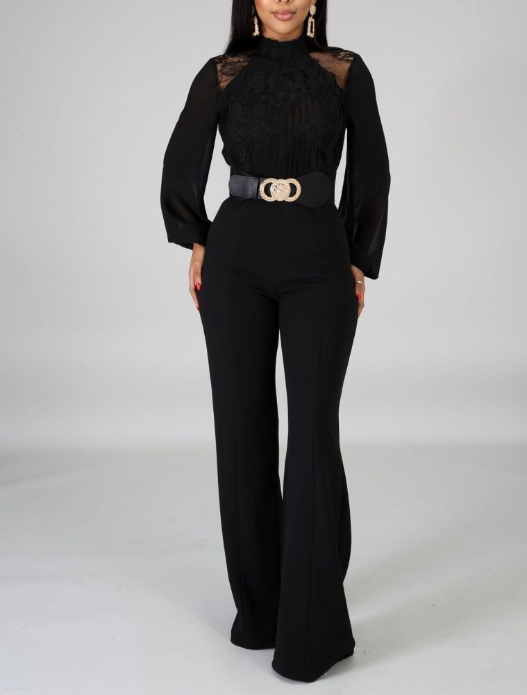 Feeling The Night Black Jumpsuit Size: S