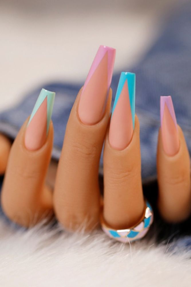Simple Touch Fashion Nails Set 24 Pieces