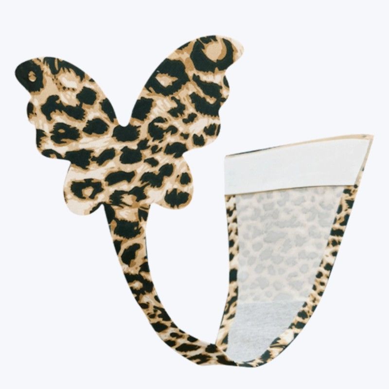 Leopard Print Butterfly No-Line Classic Strapless Panty 