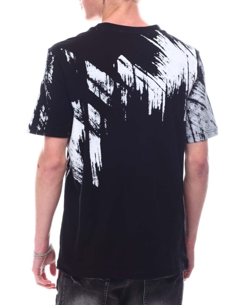 Black Vibes Printed T-Shirt Size: L