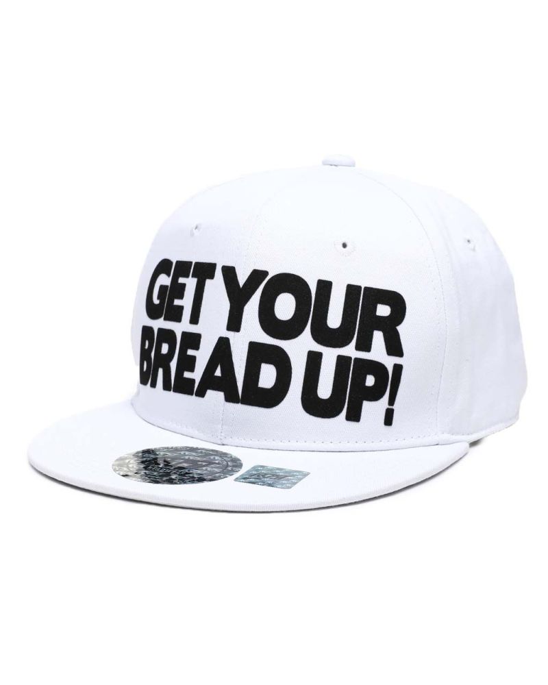 White Bread Up Snapback Hat Size: OS