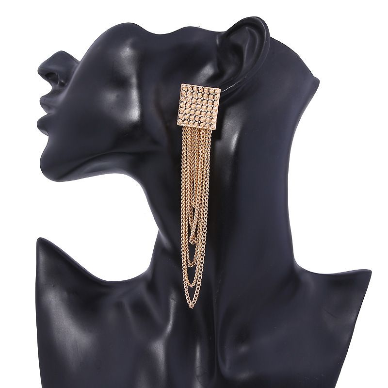 Fashion Gold Chain Tassel/Earrings