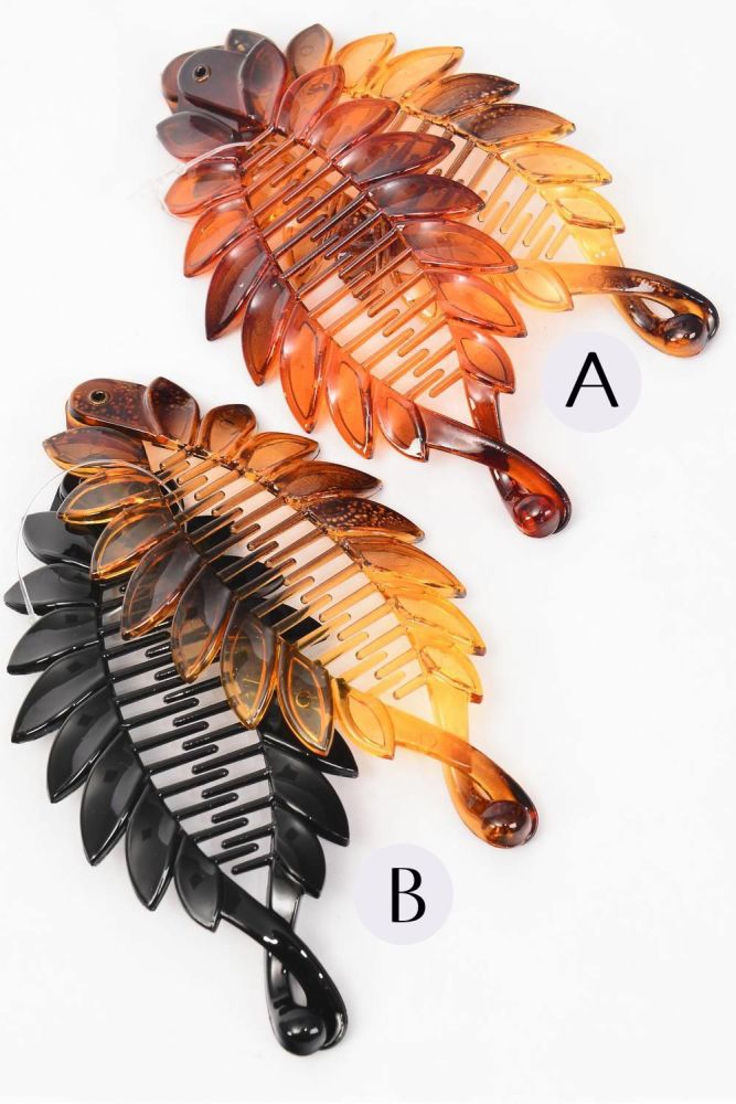 Fashion Fish Comb Acrylic Hair Claw Clips
