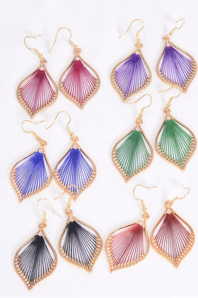 Contemporary Color Multi Mix Fashion Earrings