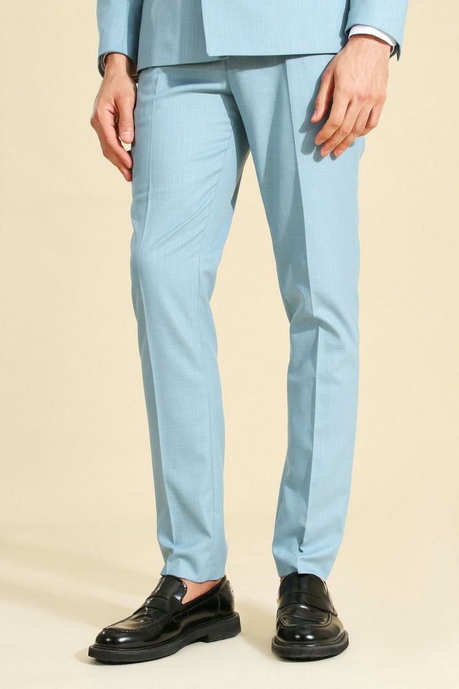 Crosshatch Skinny Suit Trouser Size: 34