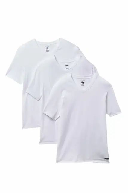Ted Baker London Cottom Blend Stretch V-neck T-Shirt Size: S