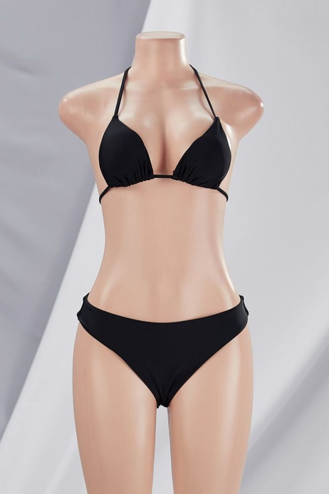 Size: L Black 4-Piece Swimsuit Set SKU: 066754