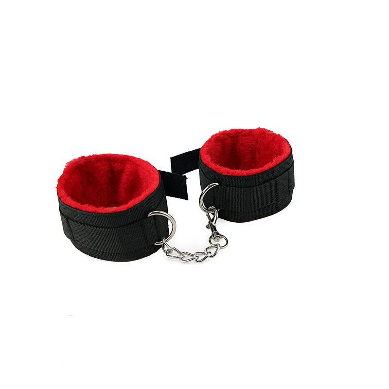 Red/Black Hand-Cuff Securely Bondage Cuffs