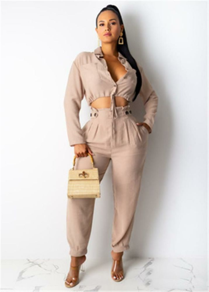 Long Sleeve Two Piece Pant Set Size: S