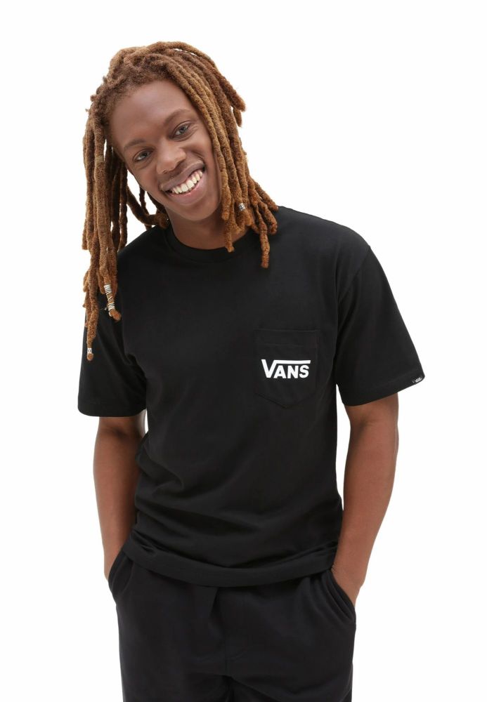 Vans Black Classic Back Print T-shirt Size: M